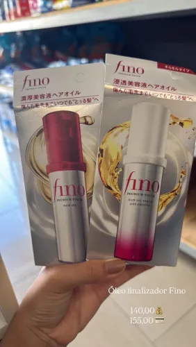 Óleo para cabelo fino