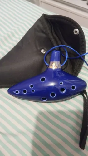 Ocarina Cerâmica Legend Of Zelda