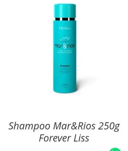 Shampoo mar&Rios 250gr ( forever liss)