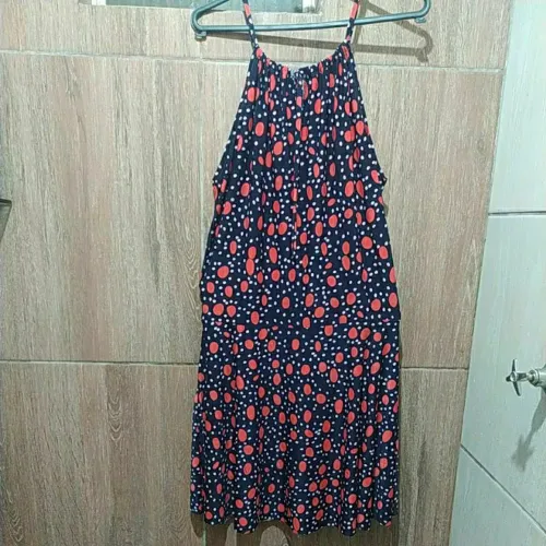 Vestido feminino de verão viscolycra malha geladinha semi novo brechó desapego Tam M