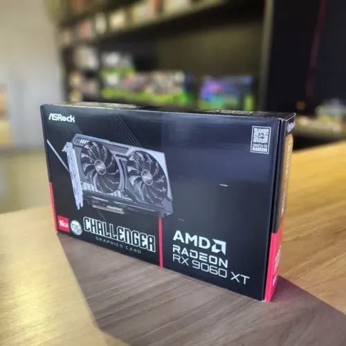Placa de Video RX 9060XT 16gb Asrock Challenger OC Edition Nova a pronta entrega