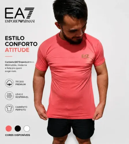 Camisa EA7 Rose Premium