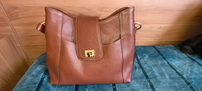 Bolsa de Couro Marrom