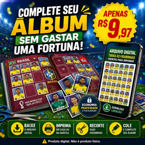 Álbum completo da copa do mundo 2026