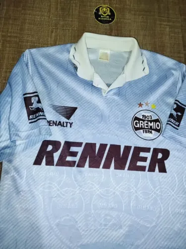 CAMISA GREMIO CELESTE OFICIAL PENALTY ANO 1995 1996