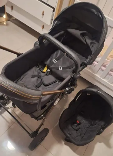 Carrinho Bebê Conforto Napoli Travel System Cobre Galzerano