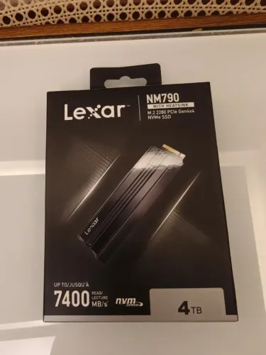 SSD Gamer Lexar NM790 de 4 TB com Heatsink