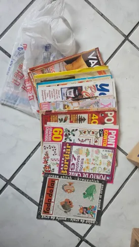 Revistas variadas de bordado
