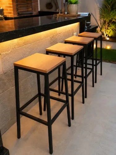 Banqueta Industrial - Alta Resistência | 70 cm