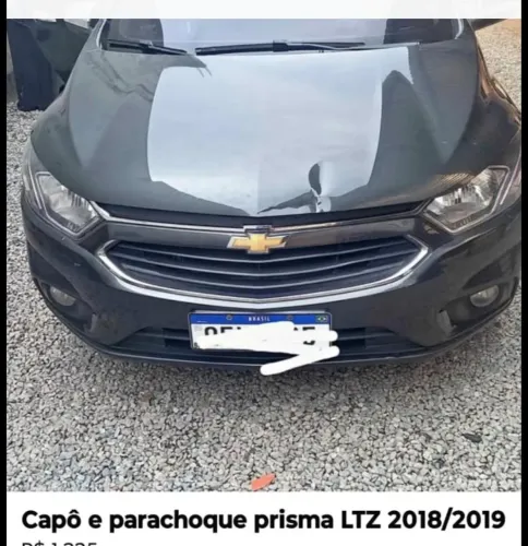 Capô e Parachoque prisma 2017 a 2019 GM
