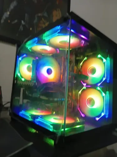 Pc gamer roda tudo no ultra Passo cartão pego ps5 Xbox séries com volta