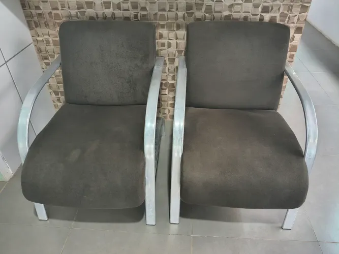 POLTRONA BRAÇO DE INOX