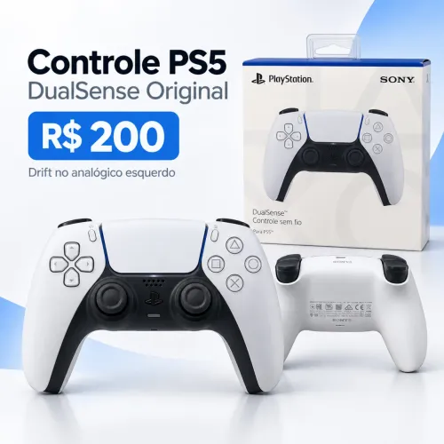 Controle PS5 DualSense Original Sony + Caixa