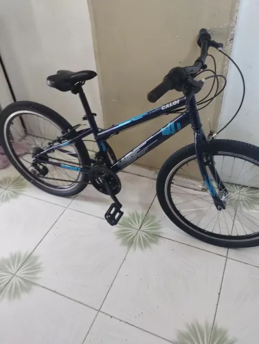 Caloi Max original aro 24 pneus freio marcha td ok