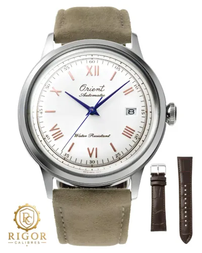Relógio Orient Bambino 75th Anniversary Edição Limitada 38,5mm RA-AC0027S30B