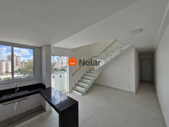 Cobertura de 3 quartos para alugar com 2 suítes e 2 vagas no bairro Castelo em Belo Horizo