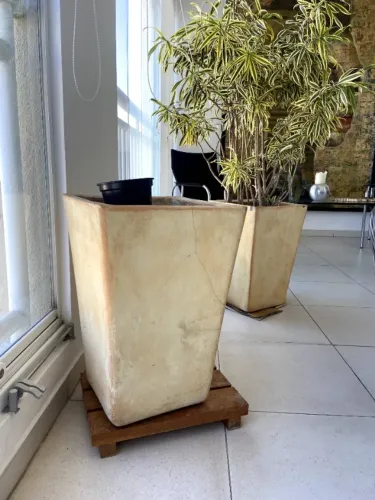 3 Vasos Grandes 52cm - Jardim / Decoração