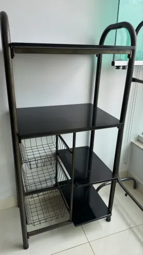 Estante com fruteira para cozinha