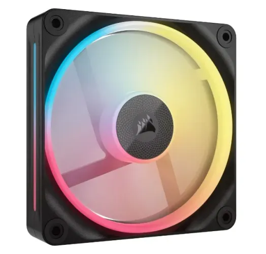 Kit com 7 Ventoinhas Corsair LX RGB Series, iCUE LINK LX120, 120mm, Preto