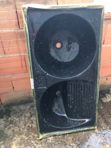 Tanque lavanderia duplo