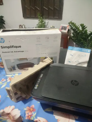 Impressora HP DeskJet Ink Advantage 2774 - Na Caixa com Isopor (Sem Fonte)