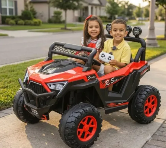 Jeep Elétrico Infantil Gigante 2 Lugares 4x4 Off Road 12v Lacrado NOVO