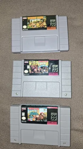 Trilogia Donkey Kong Snes
