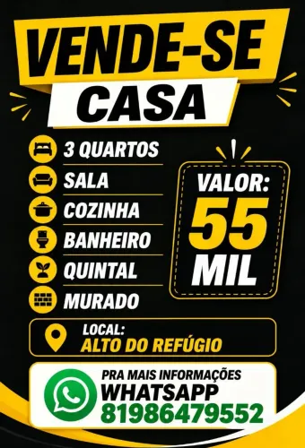 VENDE-SE CASA
