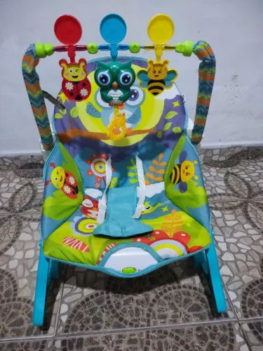 Maxi baby Cadeira de Descanso e Balanco Funtime Coruja, (Até 18 kgs)