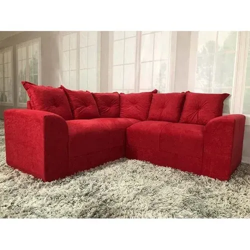Promoção - Sofá Canto Vermelho
