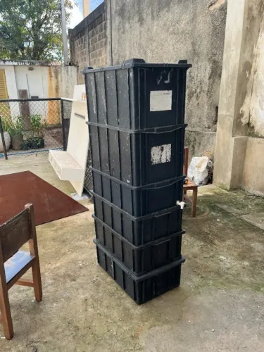 Composteira Modular Grande 3 Andares com Torneira