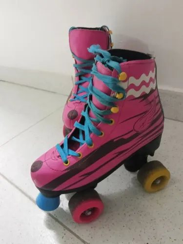 Patins roller tamanho 35 usado