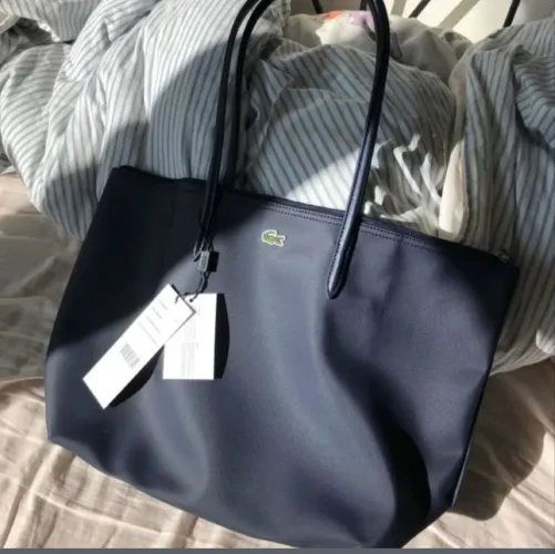 Bolsa Lacoste grande de Ombro - Azul marinho 