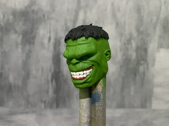 Head custom the Hulk action figures marvel legends e outros