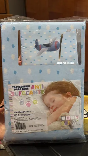TRAVESSEIRO PARA BEBÊ ANTI SUFOCANTE
