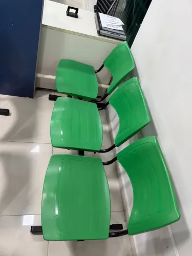 Cadeiras longarinas para recepção 10 lugares