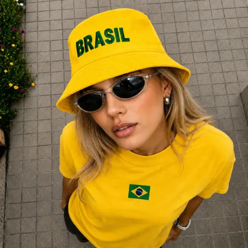Chapéu Bucket Hat Brasil copa 2026