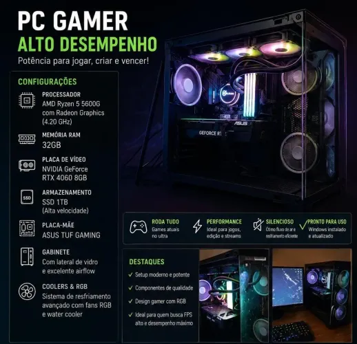 Pc gamer aceito troca em iPhone + volta