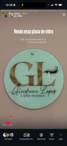 Placa de vidro 60x60