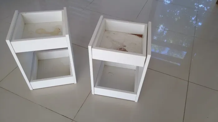 2 Banquetas /Armários em MDF- OPORTUNIDADE-Retirar Bairro Hípica