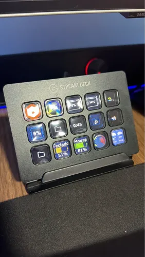 Stream Deck Elgato 15 Teclas LCD Personalizáveis IMPECÁVEL