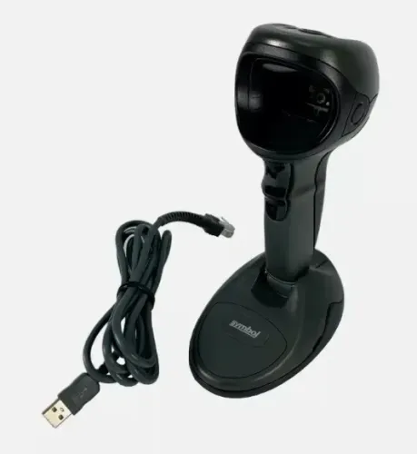 Leitor Código de Barras Zebra DS9808 2D USB com Suporte