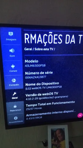Tv smart 43 polegadas completa 950