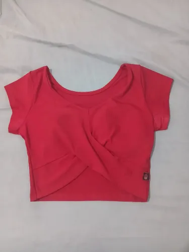 Cropped vermelho 