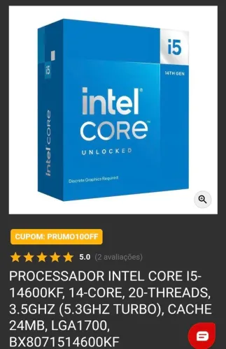 Processador i5 14600KF