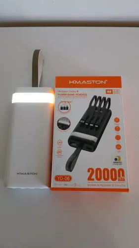 Carregador turbo 20000 com lanterna Led