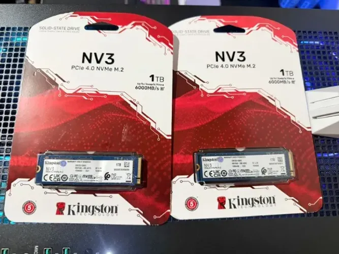 SSD NVMe Kingston NV3 1TB PCIe 4.0 - 2 Unidades Novas, Lacradas