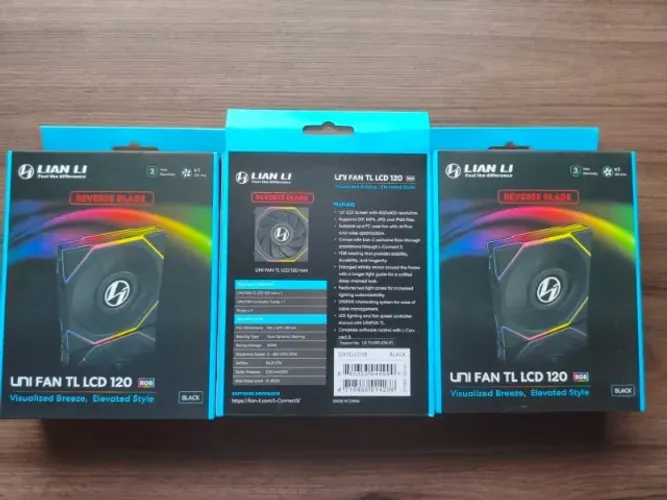 Uni fan TL LCD 120 Reverse Blade