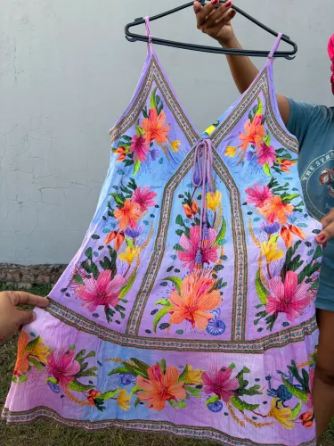 Vestido Curto Farm tamanho M