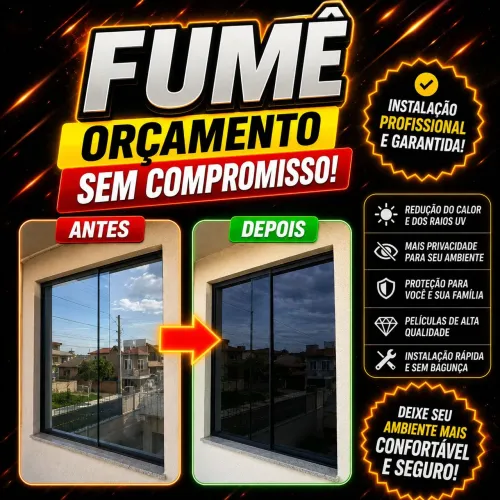 Fumê residencial 